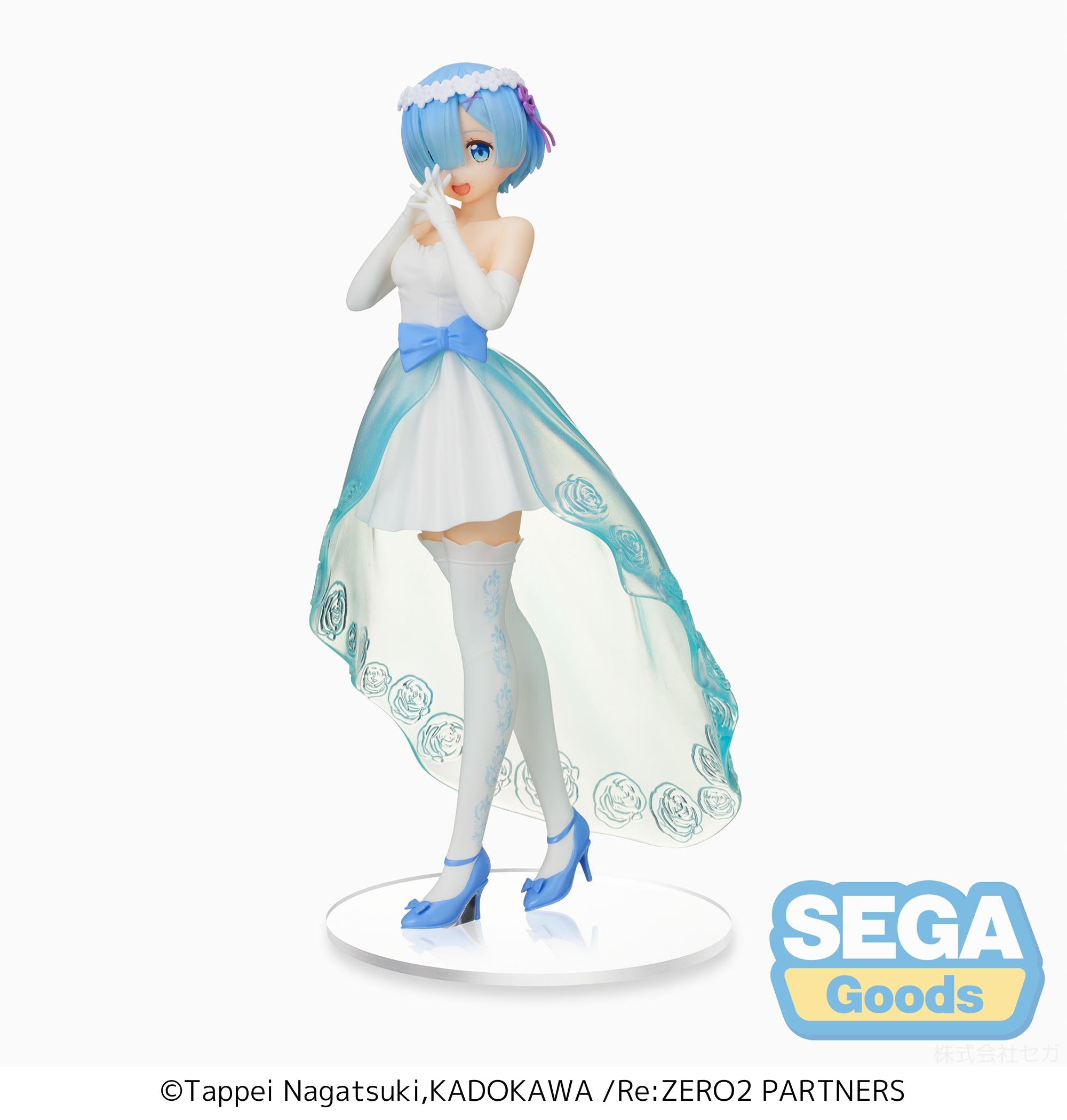 SEGA Re : ZERO Starting Life in Another World Rem Wedding Dress Ver SPM Figure