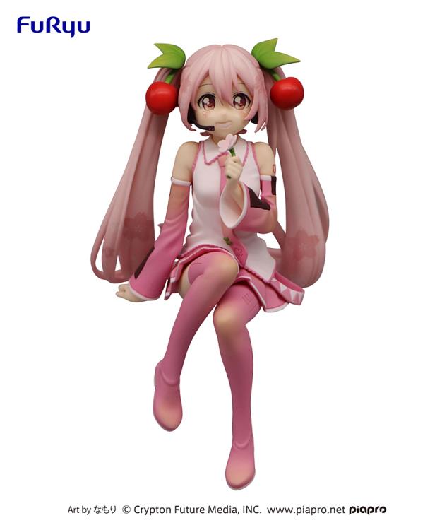 FURYU Hatsune Miku Sakura Miku 2022 Noodle Stopper Figure