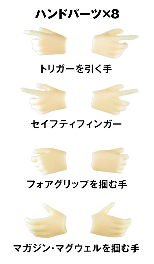 Little Armory LAOP11 Grips of Gun SOUSAI SHOJO TEIEN