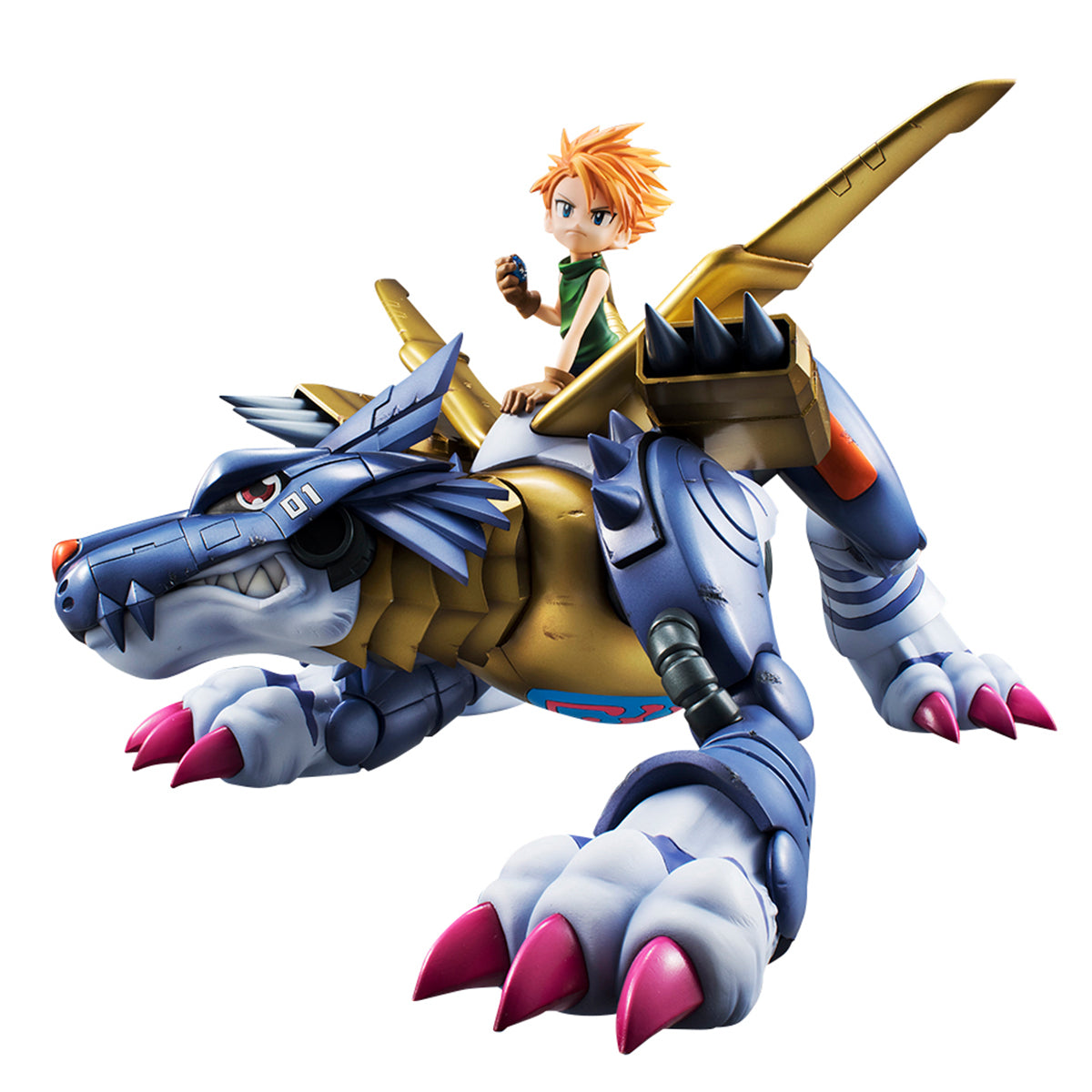 Precious G.E.M. Series Digimon Adventure Metal Garurumon & Ishida Yamato [repeat]