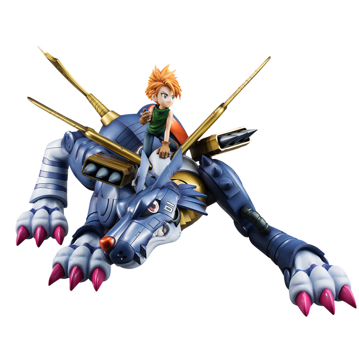 Precious G.E.M. Series Digimon Adventure Metal Garurumon & Ishida Yamato [repeat]