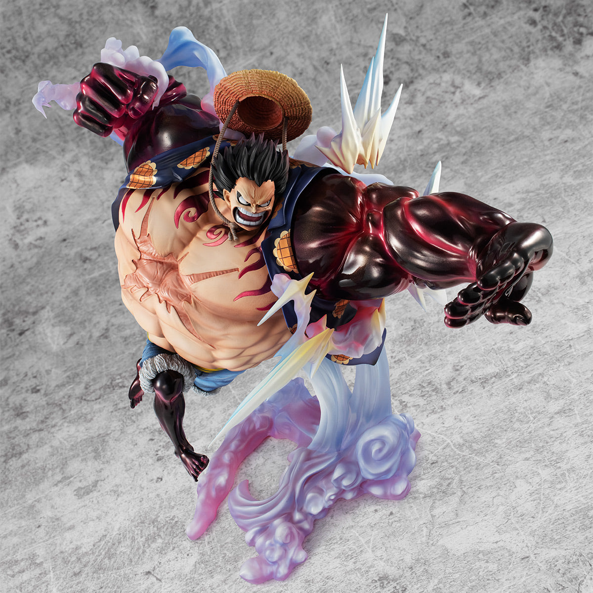 PORTRAIT.OF.PIRATES ONE PIECE &quot;SA-MAXIMUM&quot; Monkey D. Luffy Gear Four &quot;Bounce man&quot; Ver.2 1/7 Scale Figure