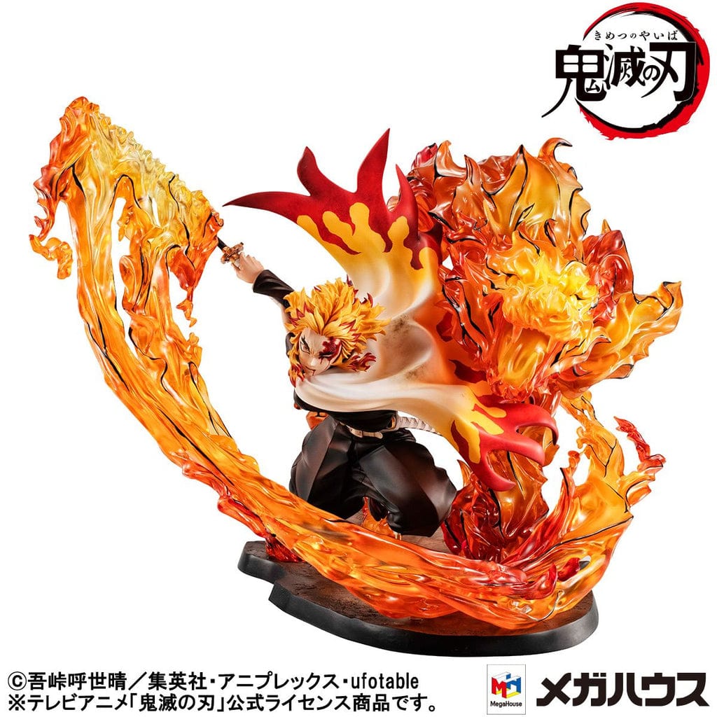 Megahouse PRECIOUS G.E.M. SERIES DEMON SLAYER Kyojuro Rengoku Flame Breathing Fifth Form: Flame Tiger