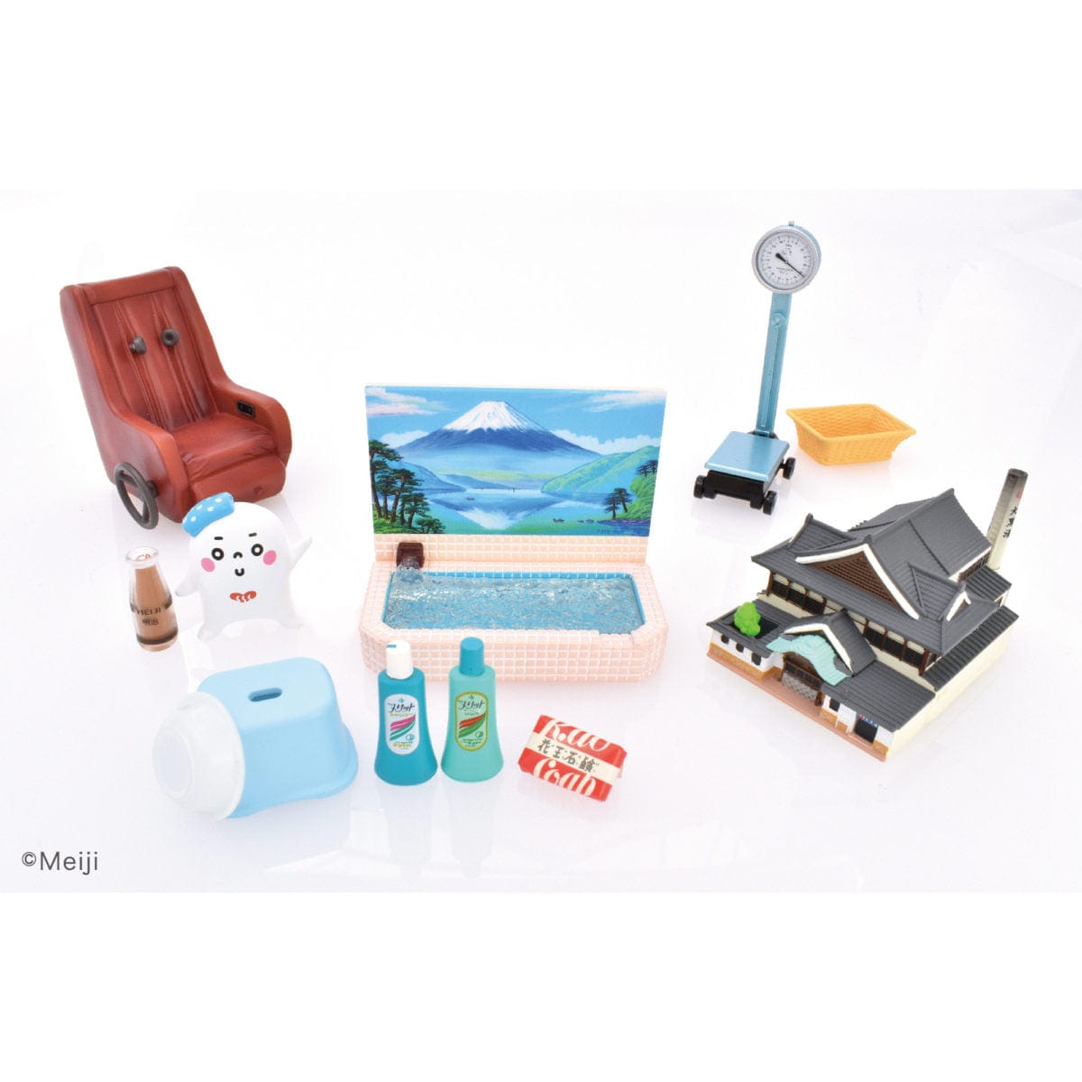 Kenelephant Public bath miniature collection