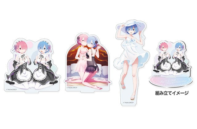 HOBBYSTOCK Re ZERO Starting Life in Another World Acrylic figure 3 Piece Set