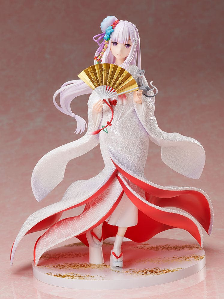 FURYU Re ZERO Starting Life in Another World Emilia Shiromuku 1/7 Scale Figure