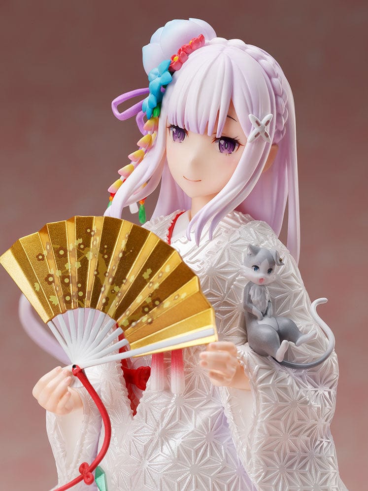 FURYU Re ZERO Starting Life in Another World Emilia Shiromuku 1/7 Scale Figure