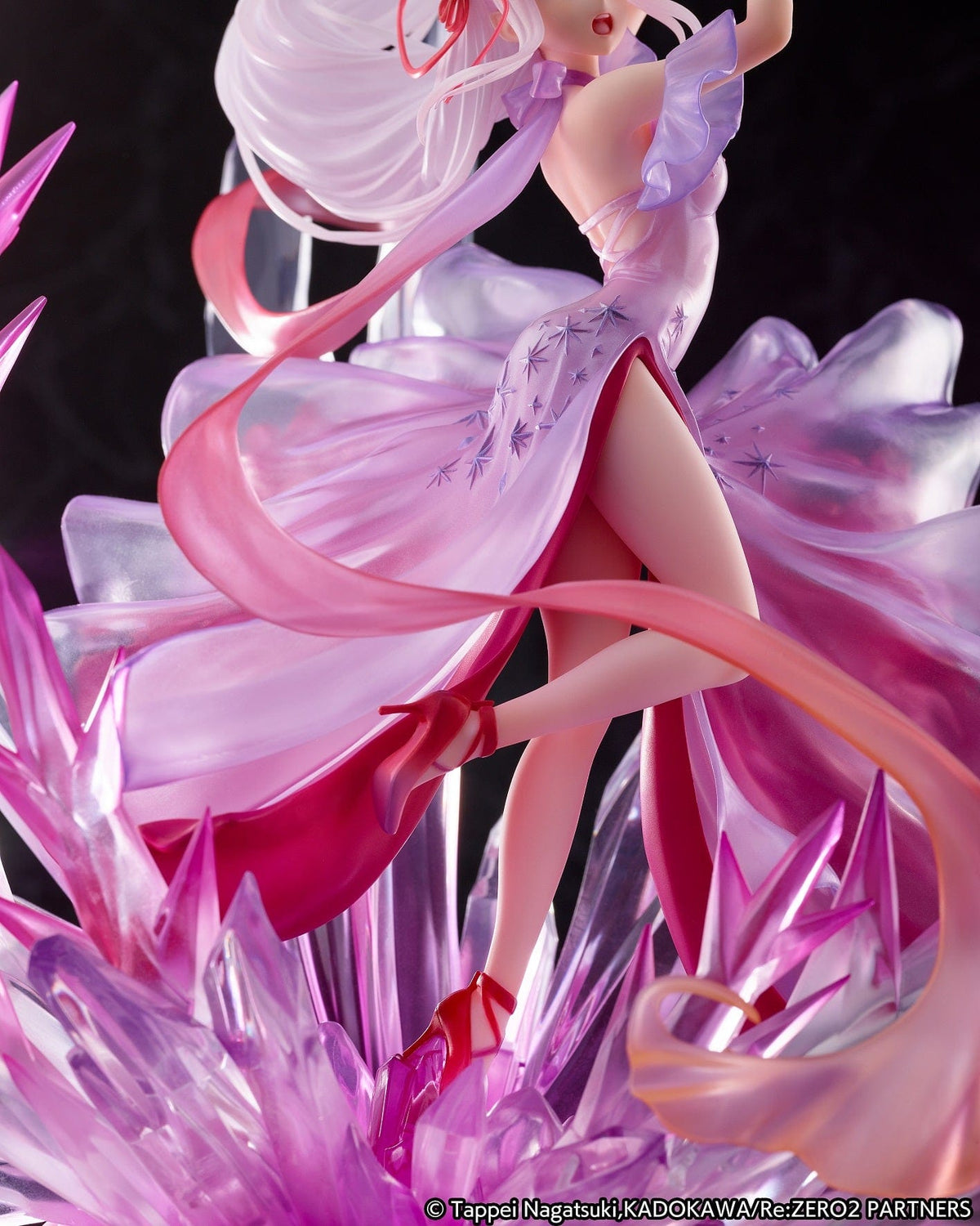 SHIBUYA SCRAMBLE FIGURE Re ZERO Starting Life in Another World Freezing Emilia Crystal Dress Ver 1/7th Scale Figure