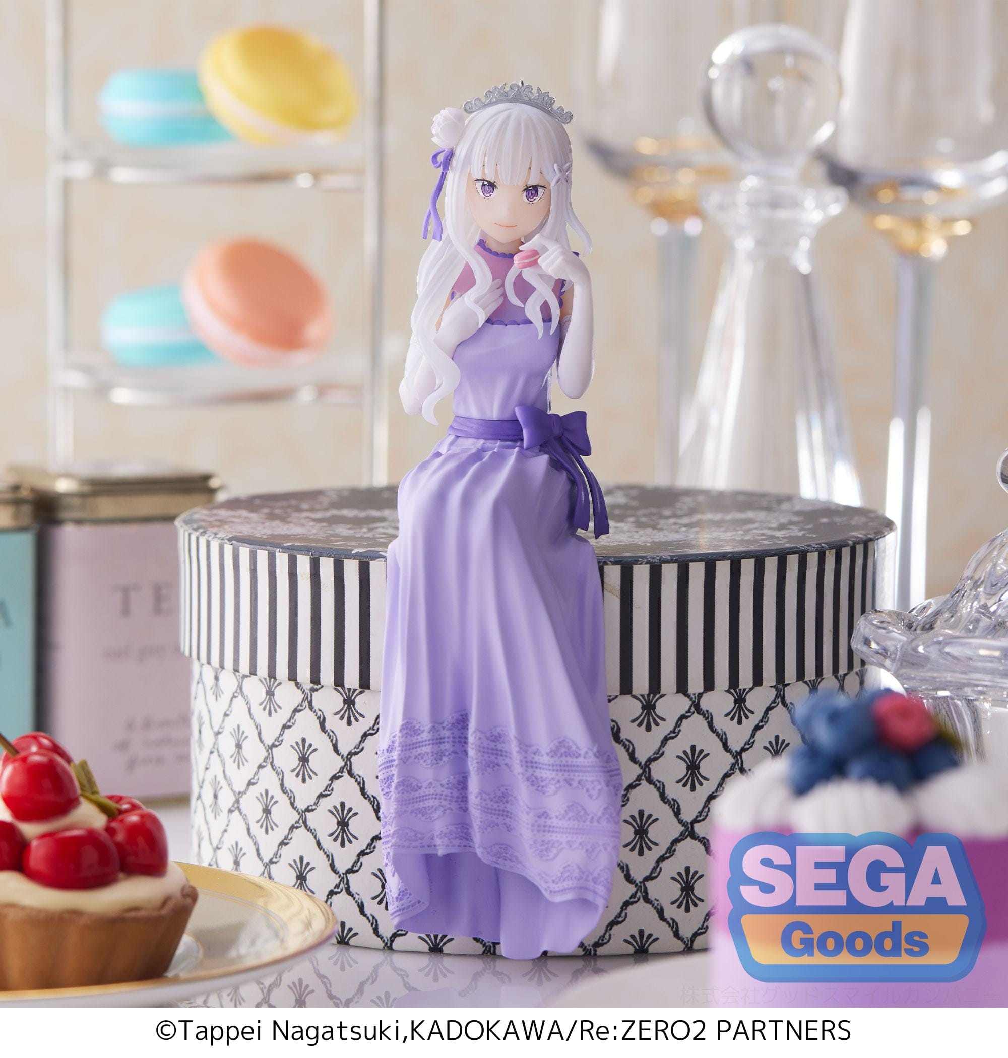 SEGA Re:ZERO Starting Life in Another World : Lost in Memories PM Perching Figure Emilia Dressed Up Party