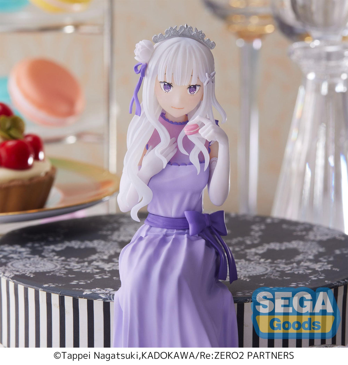 SEGA Re:ZERO Starting Life in Another World : Lost in Memories PM Perching Figure Emilia Dressed Up Party