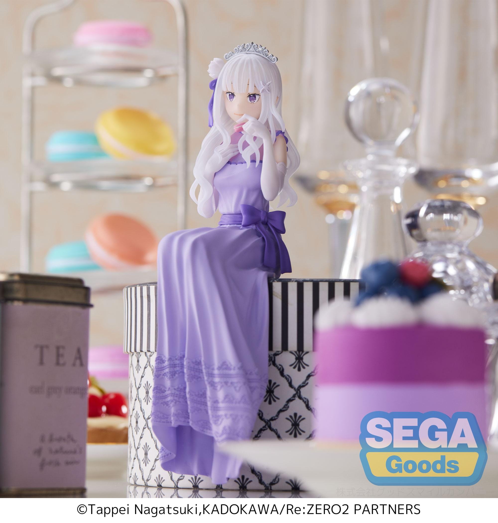 SEGA Re:ZERO Starting Life in Another World : Lost in Memories PM Perching Figure Emilia Dressed Up Party
