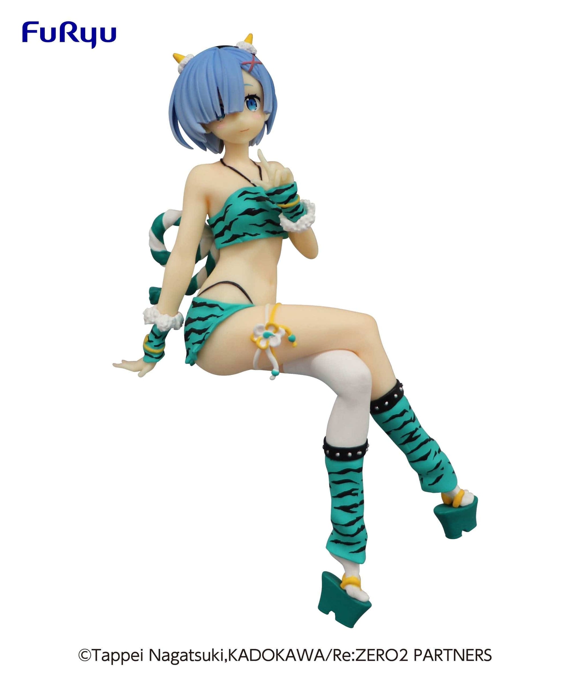 FURYU Corporation Re:Zero Starting Life in Another World Noodle Stopper Figure - Rem・Demon costume・Another Color ver.-