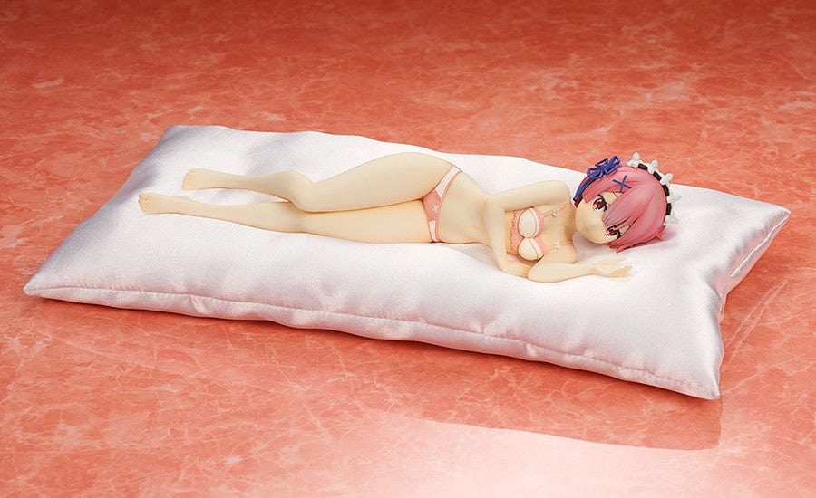 Kadokawa Re:ZERO - Starting Life in Another World - Ram &quot;Sleep Sharing&quot; Pink Lingerie Ver. - 1/7th Scale Figure