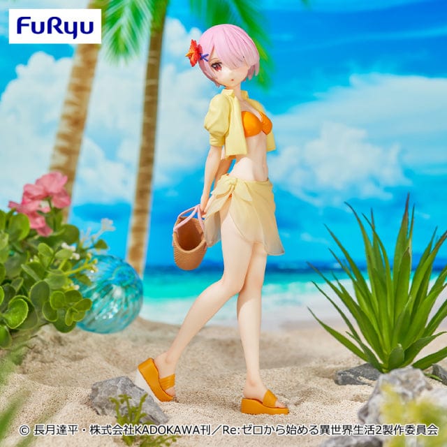 FURYU Corporation Re ZERO Starting Life in Another World SSS Figure Ram Summer Vacation