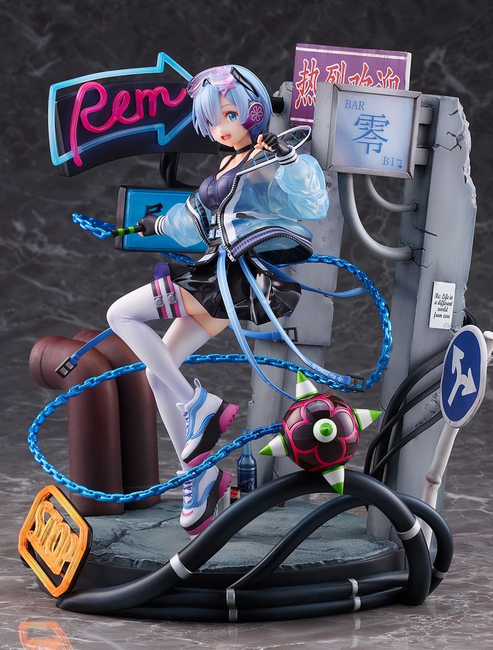 SHIBUYA SCRAMBLE FIGURE Rem Neon City Ver 1/7th Scale Figure