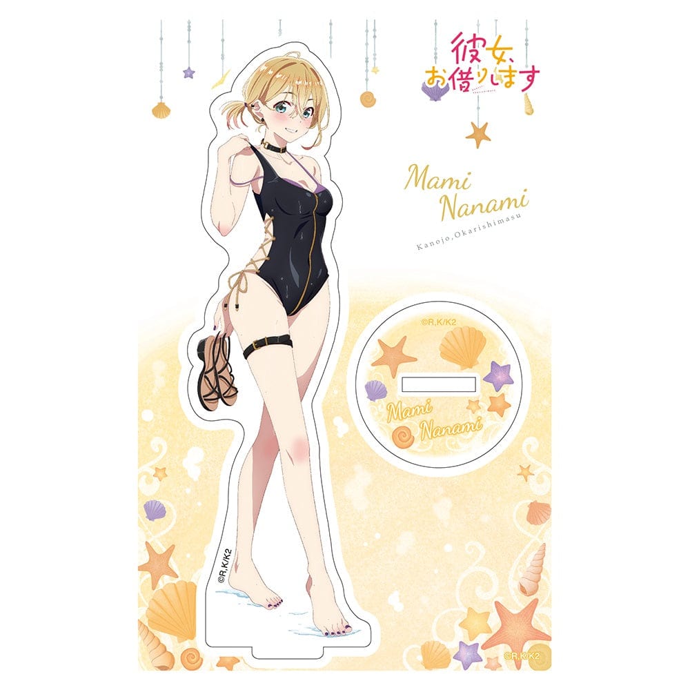 Kadokawa Rent A Girlfriend Swimsuit and Girlfriend Acrylic Stand Figure Mami Nanami