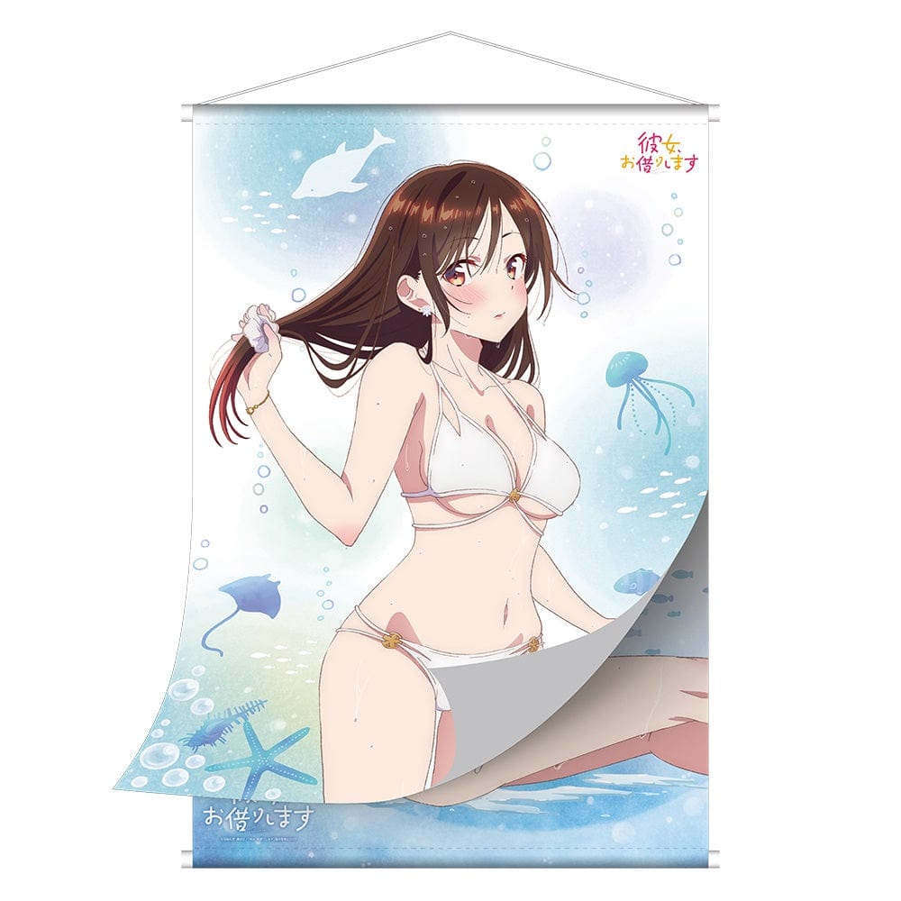 Kadokawa Rent A Girlfriend Swimsuit and Girlfriend B2 sized Two Pattern Tapestry