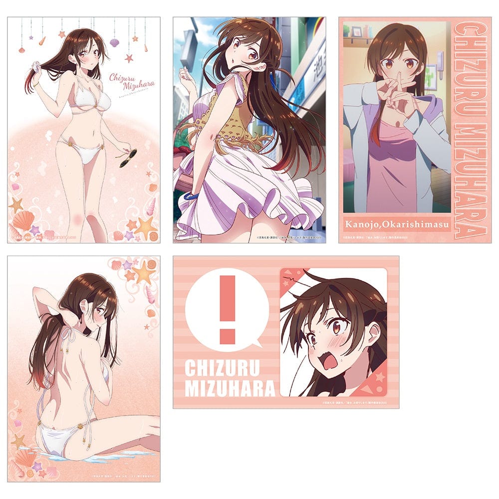Kadokawa Rent A Girlfriend Swimsuit and Girlfriend Illustration Cards