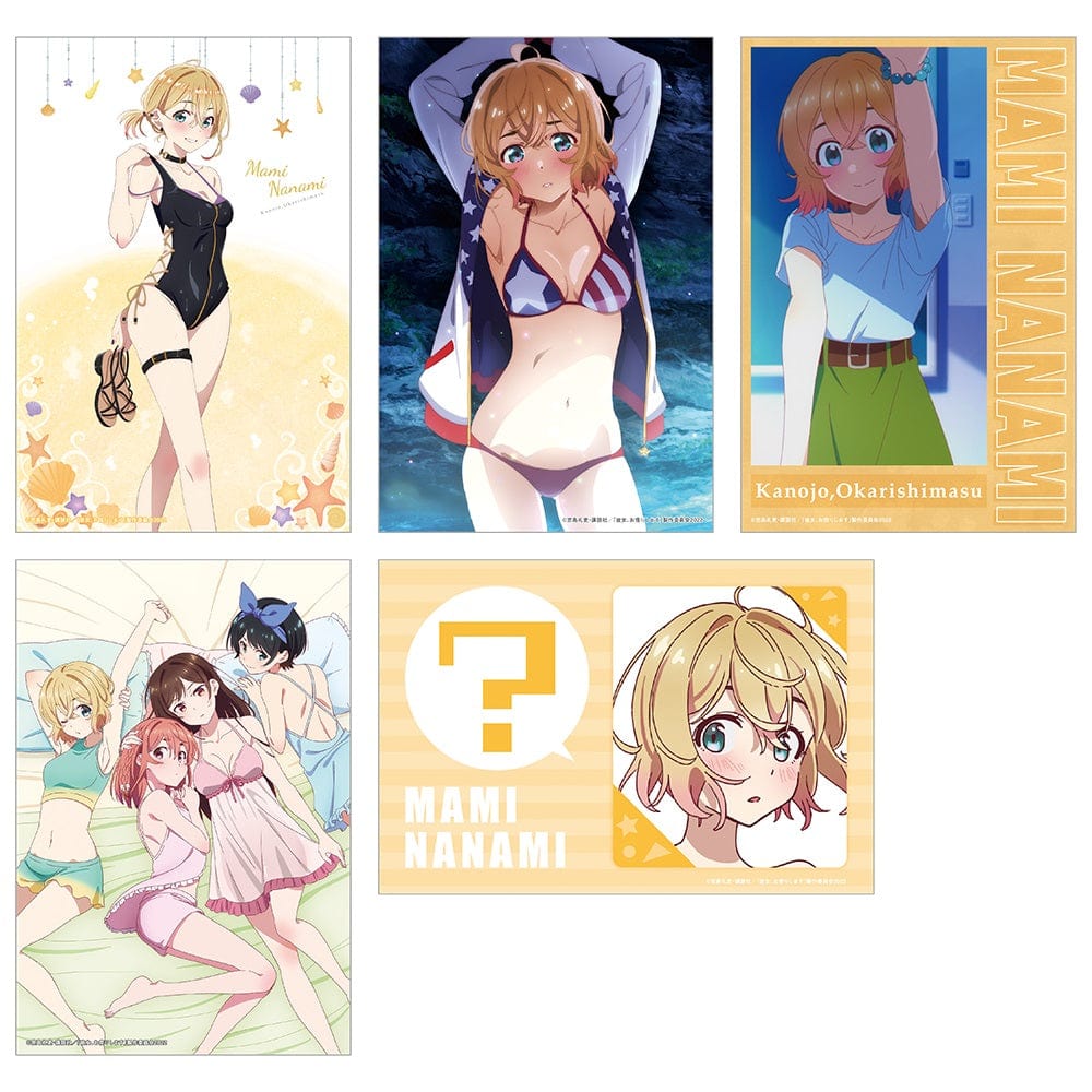 Kadokawa Rent A Girlfriend Swimsuit and Girlfriend Illustration Cards