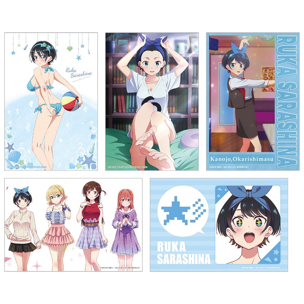 Kadokawa Rent A Girlfriend Swimsuit and Girlfriend Illustration Cards