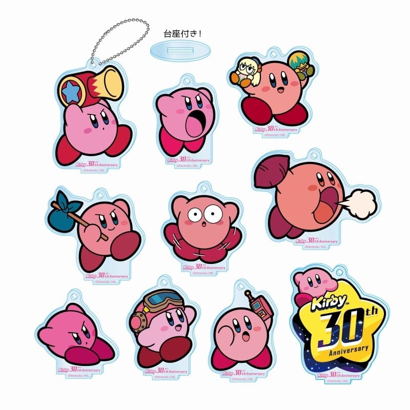 TWINKLE Kirby's Dream Land 30th Acrylic Stand Key Chain C