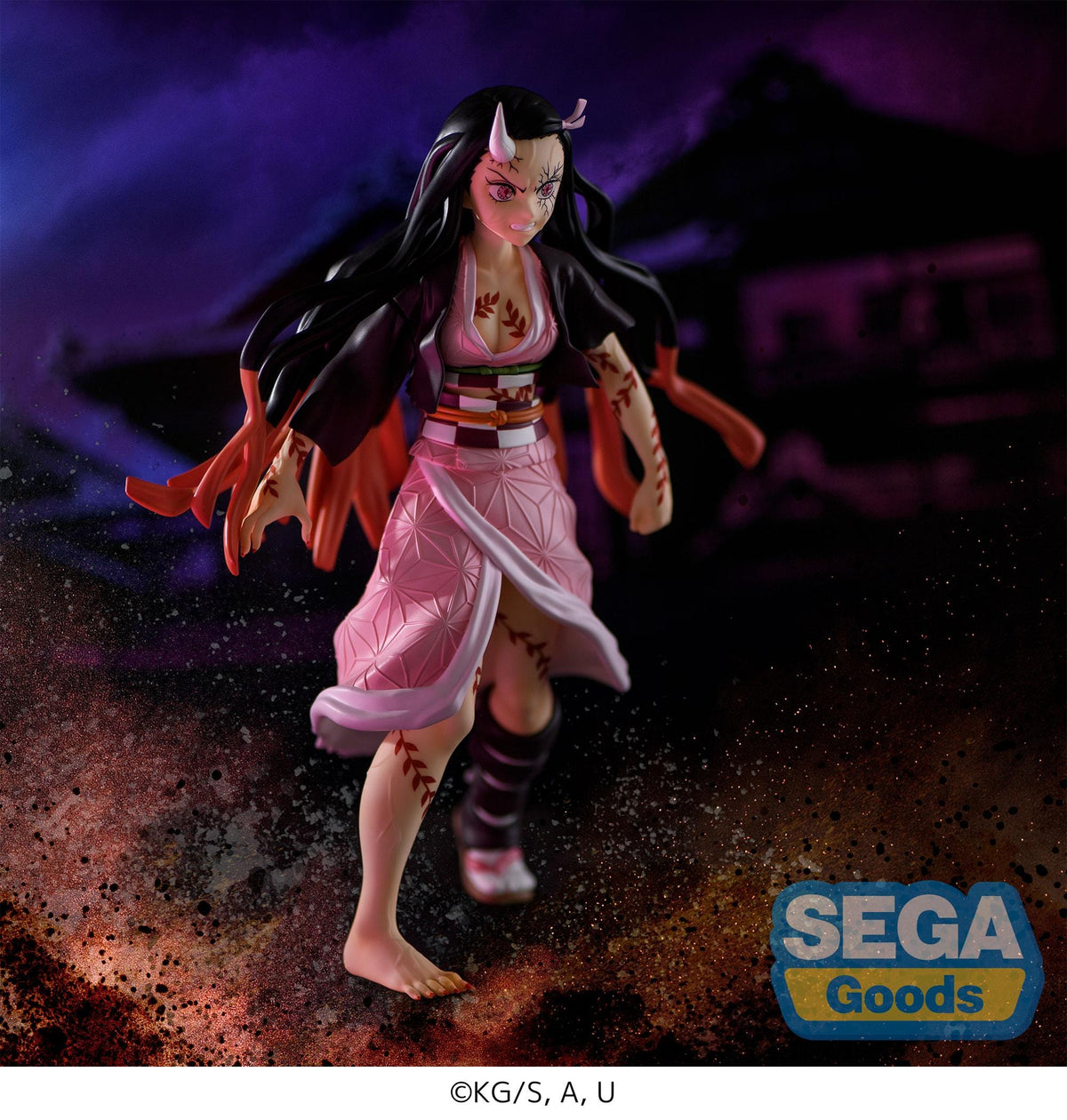 SEGA SEGA Demon Slayer Kimetsu no Yaiba FIGURIZMα Nezuko Kamado Demon Form Advancing Ver