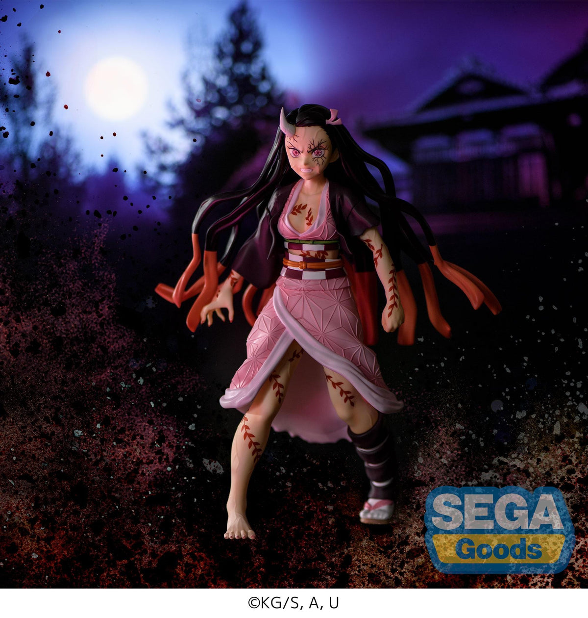 SEGA SEGA Demon Slayer Kimetsu no Yaiba FIGURIZMα Nezuko Kamado Demon Form Advancing Ver