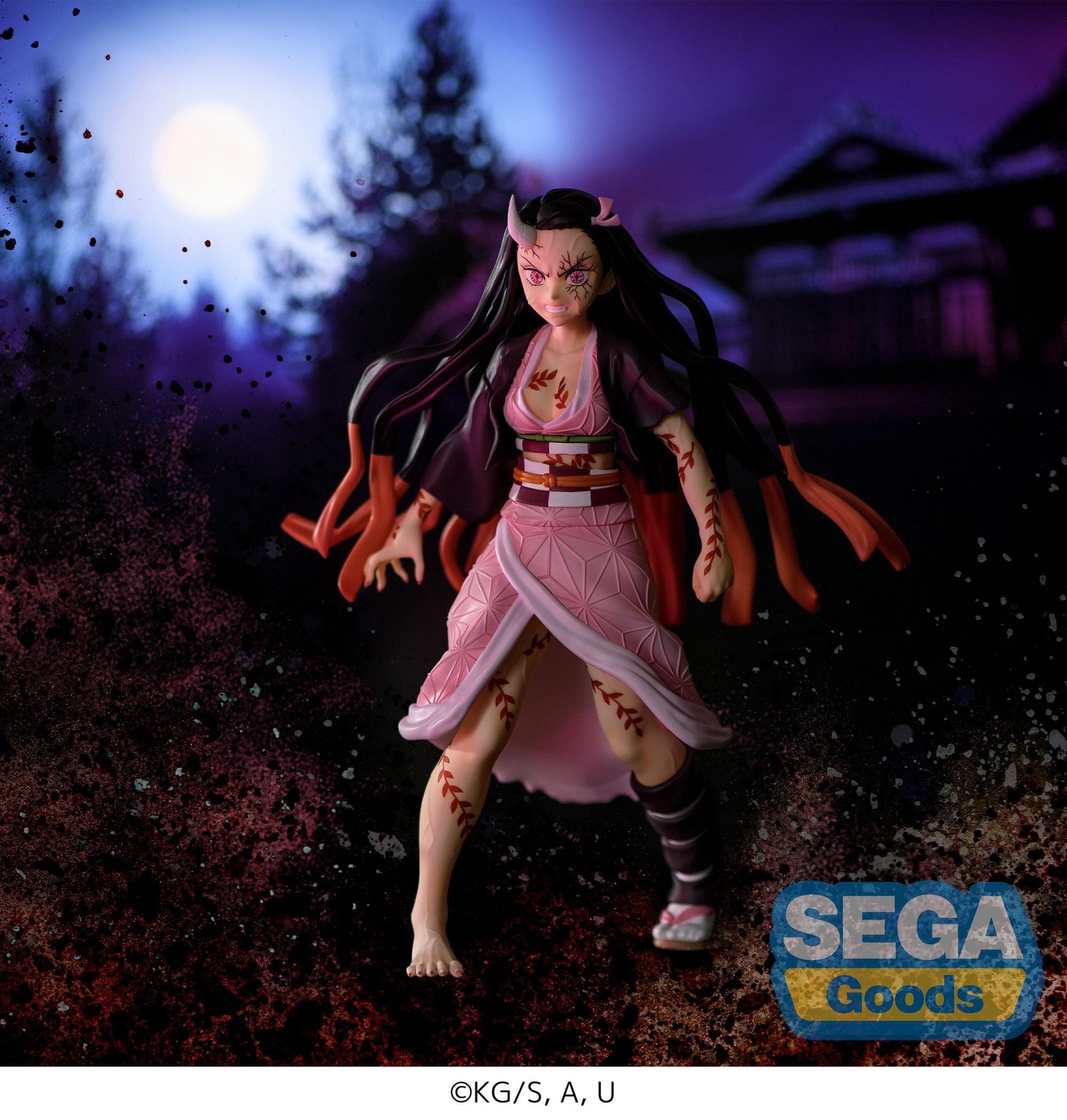SEGA SEGA Demon Slayer Kimetsu no Yaiba FIGURIZMα Nezuko Kamado Demon Form Advancing Ver