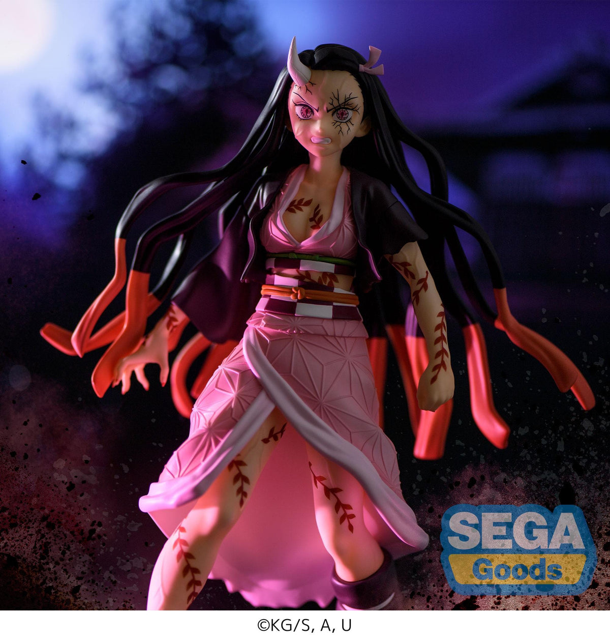 SEGA SEGA Demon Slayer Kimetsu no Yaiba FIGURIZMα Nezuko Kamado Demon Form Advancing Ver