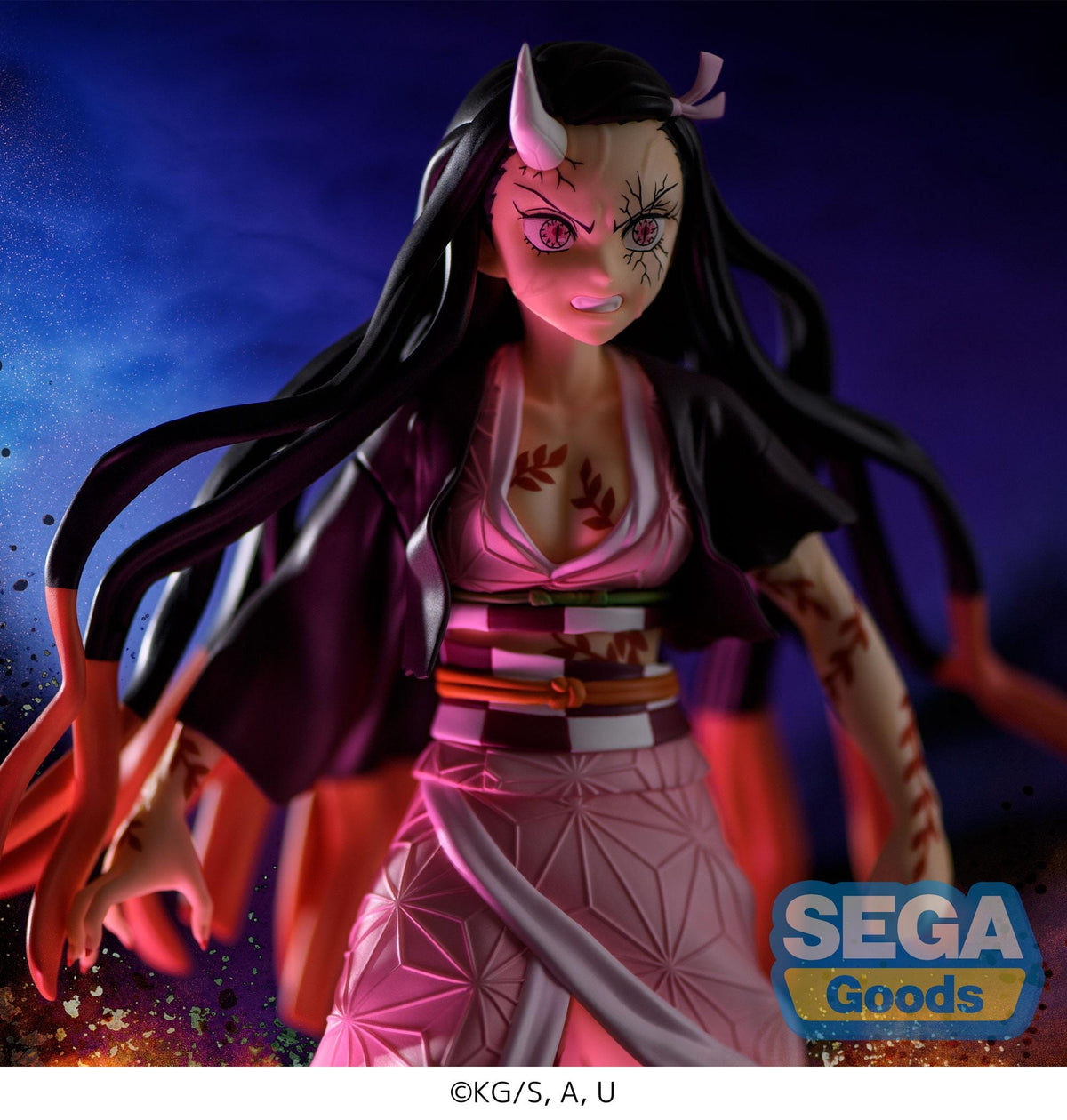 SEGA SEGA Demon Slayer Kimetsu no Yaiba FIGURIZMα Nezuko Kamado Demon Form Advancing Ver