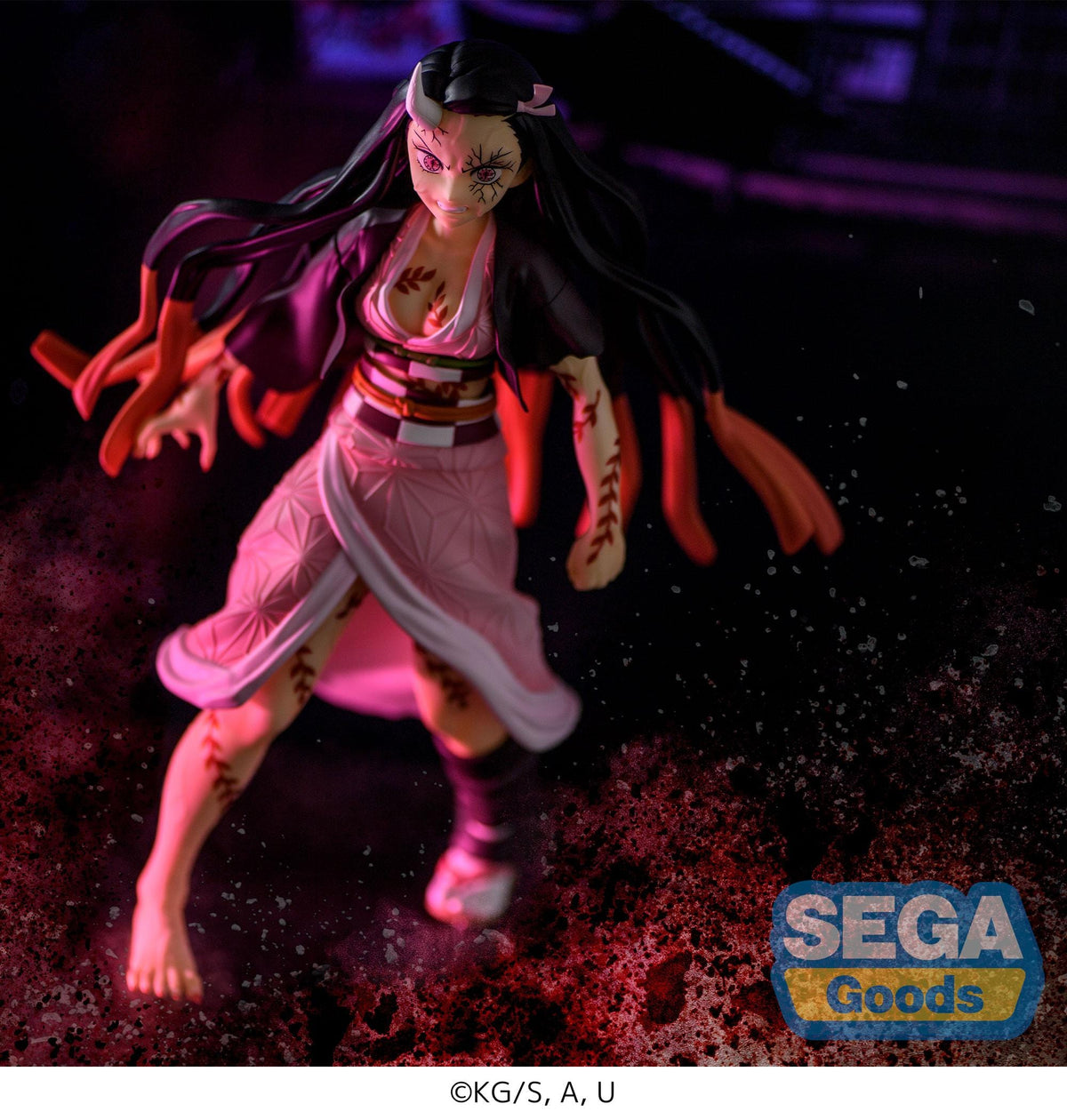 SEGA SEGA Demon Slayer Kimetsu no Yaiba FIGURIZMα Nezuko Kamado Demon Form Advancing Ver