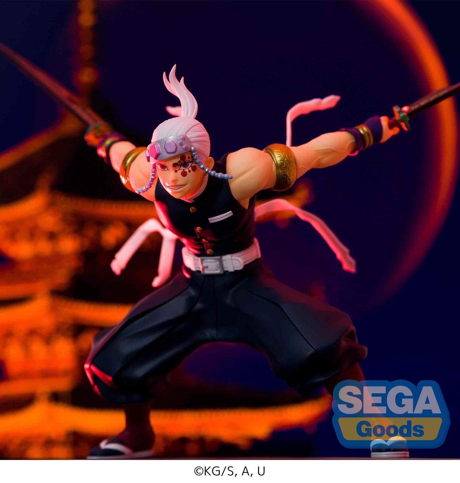 Ready Stock] Sega Demon Slayer Rengoku Kyojuro Giyu Tomioka Onigiri Figure  Sega Goods Anime Action