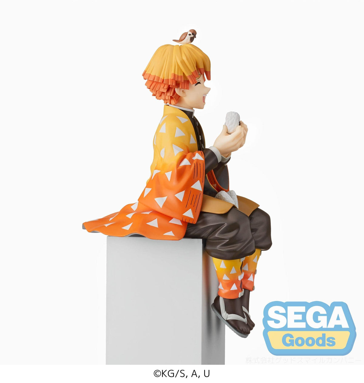 SEGA SEGA Demon Slayer Kimetsu no Yaiba PM Perching Figure Zenitsu Agatsuma