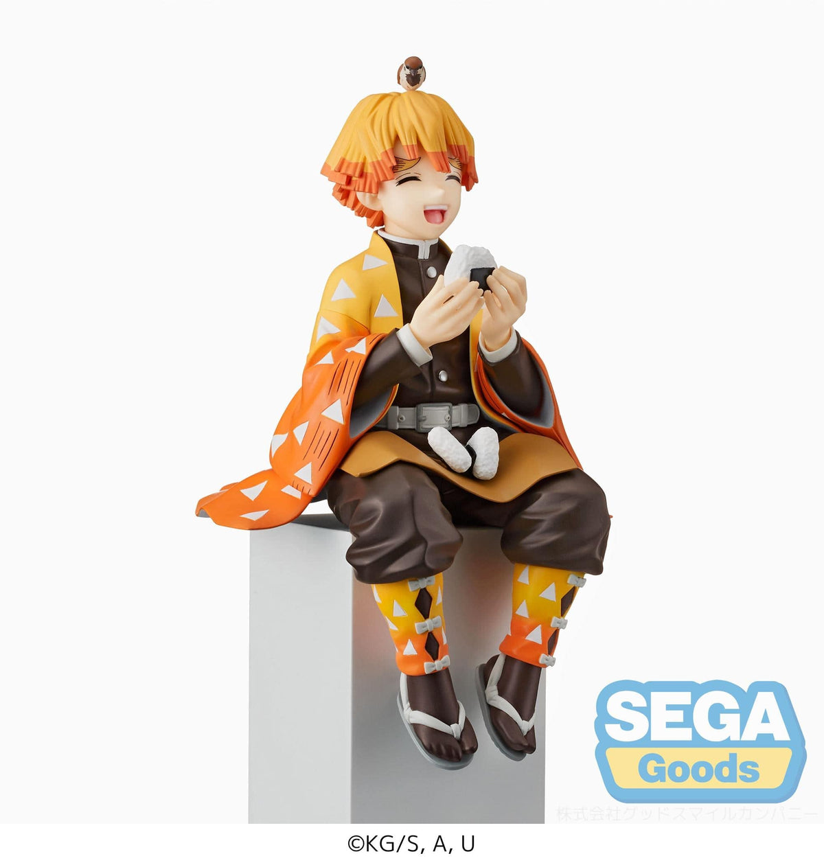 SEGA SEGA Demon Slayer Kimetsu no Yaiba PM Perching Figure Zenitsu Agatsuma