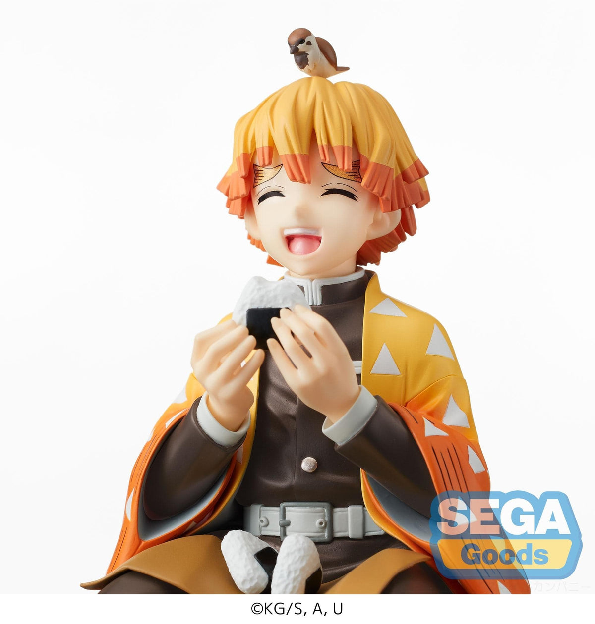 SEGA SEGA Demon Slayer Kimetsu no Yaiba PM Perching Figure Zenitsu Agatsuma