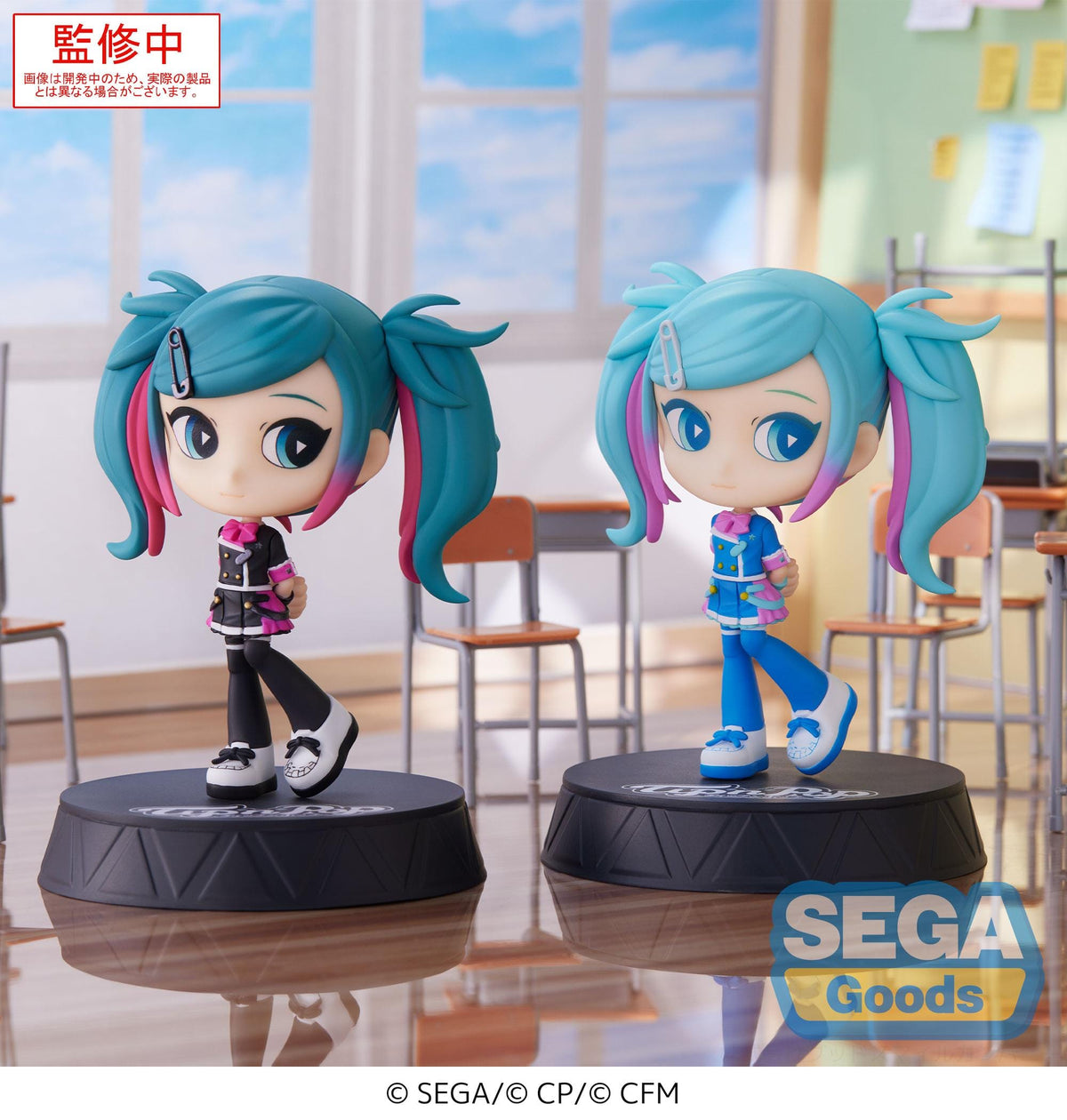 SEGA SEGA HATSUNE MIKU COLORFUL STAGE Tip n Pop PM Figure Hatsune Miku in the Classroom SEKAI