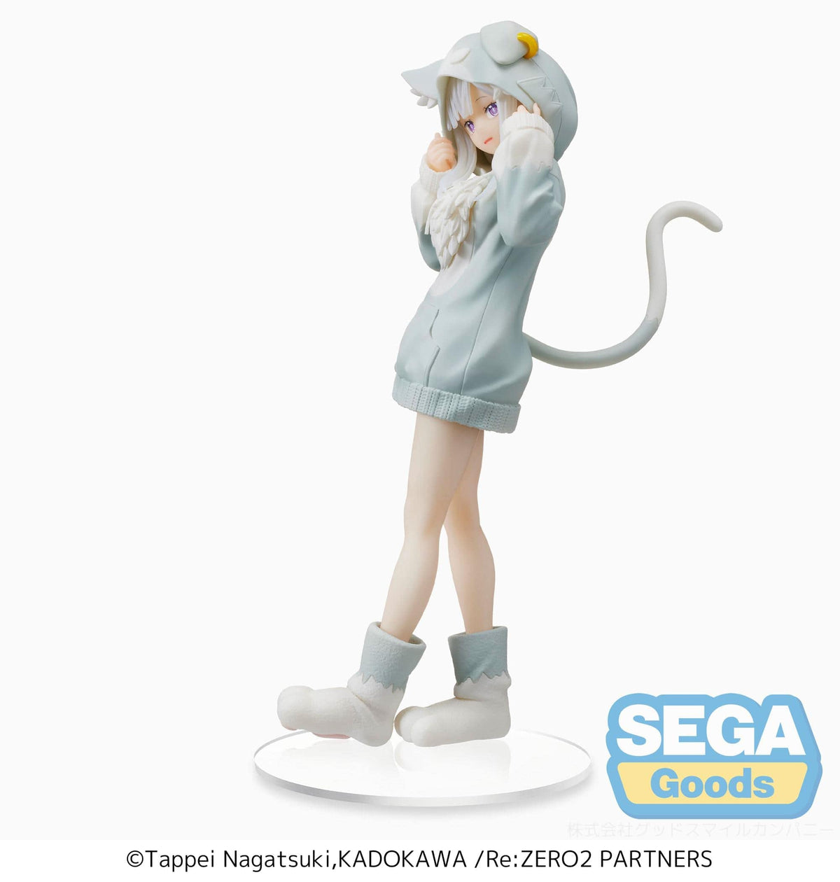 SEGA SEGA Re ZERO Starting Life in Another World SPM Figure Emilia The Great Spirit Puck
