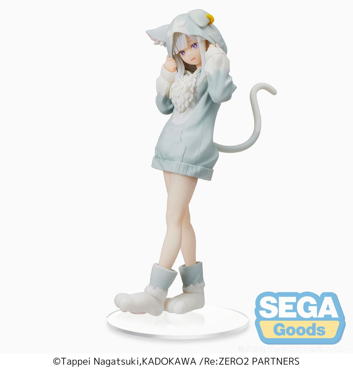 SEGA SEGA Re ZERO Starting Life in Another World SPM Figure Emilia The Great Spirit Puck