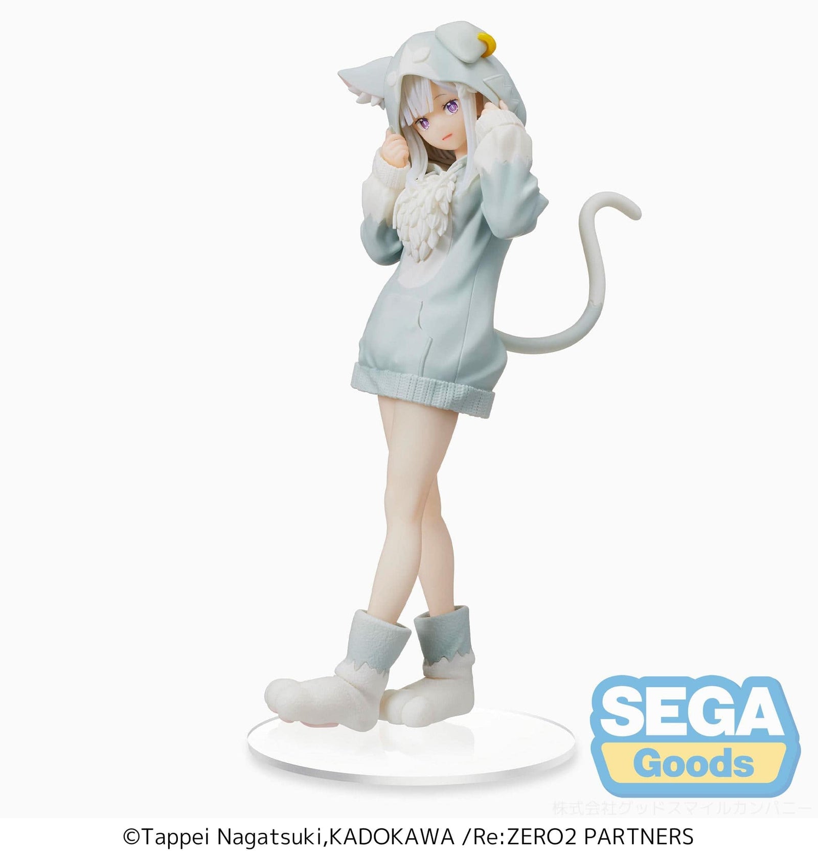SEGA SEGA Re ZERO Starting Life in Another World SPM Figure Emilia The Great Spirit Puck