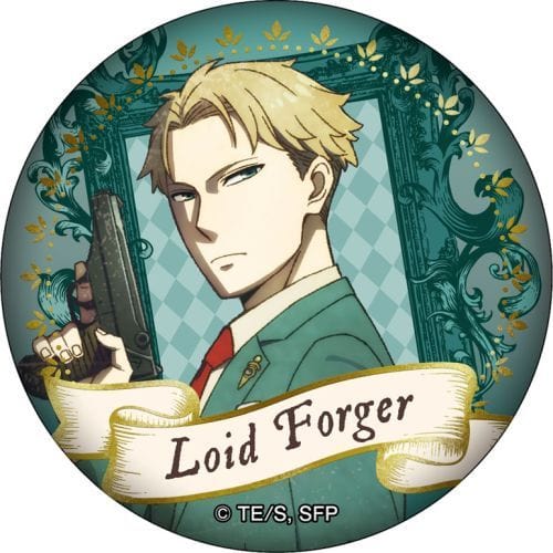 TWINKLE SPY x FAMILY Vintage Series Foil Stamping Japanese Paper Can Badge Box