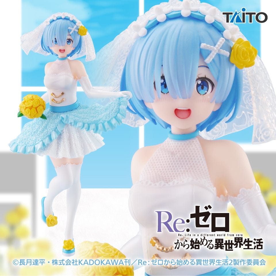 Taito TAITO Re Zero Coreful Figure Rem wedding ver