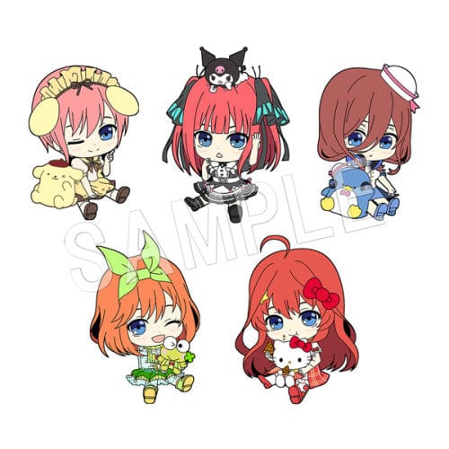 CHUNGAI The Quintessential Quintuplets x Sanrio Characters Petanko Trading Rubber Strap Box