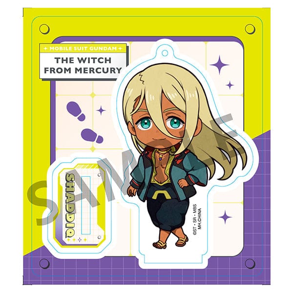 MOBILE SUIT GUNDAM THE WITCH FROM MERCURY MECHGURUMI ACRYLIC STAND, NEW