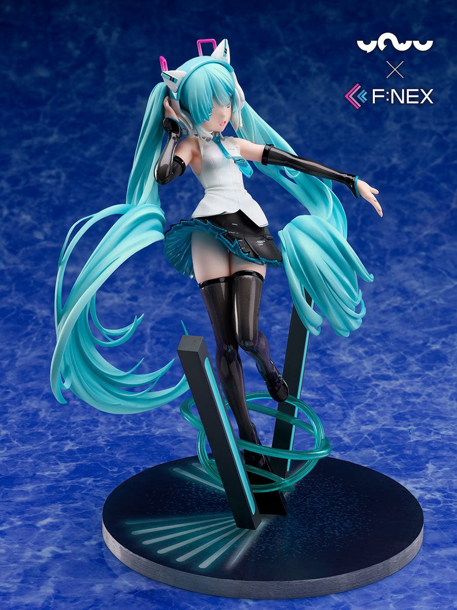 FURYU YOWU×F:NEX HATSUNE MIKU CAT EAR HEADPHONE Ver. 1/7 Scale Figure